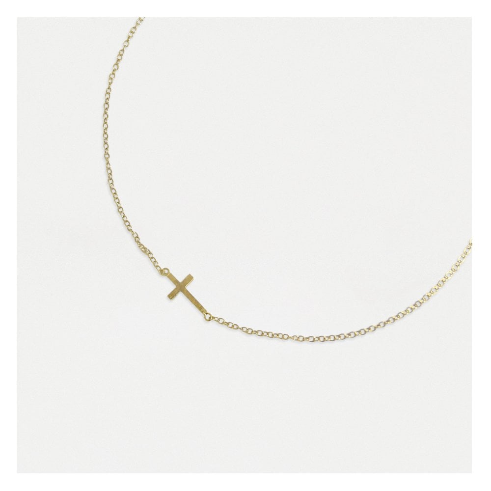 Gold Cross Anklet