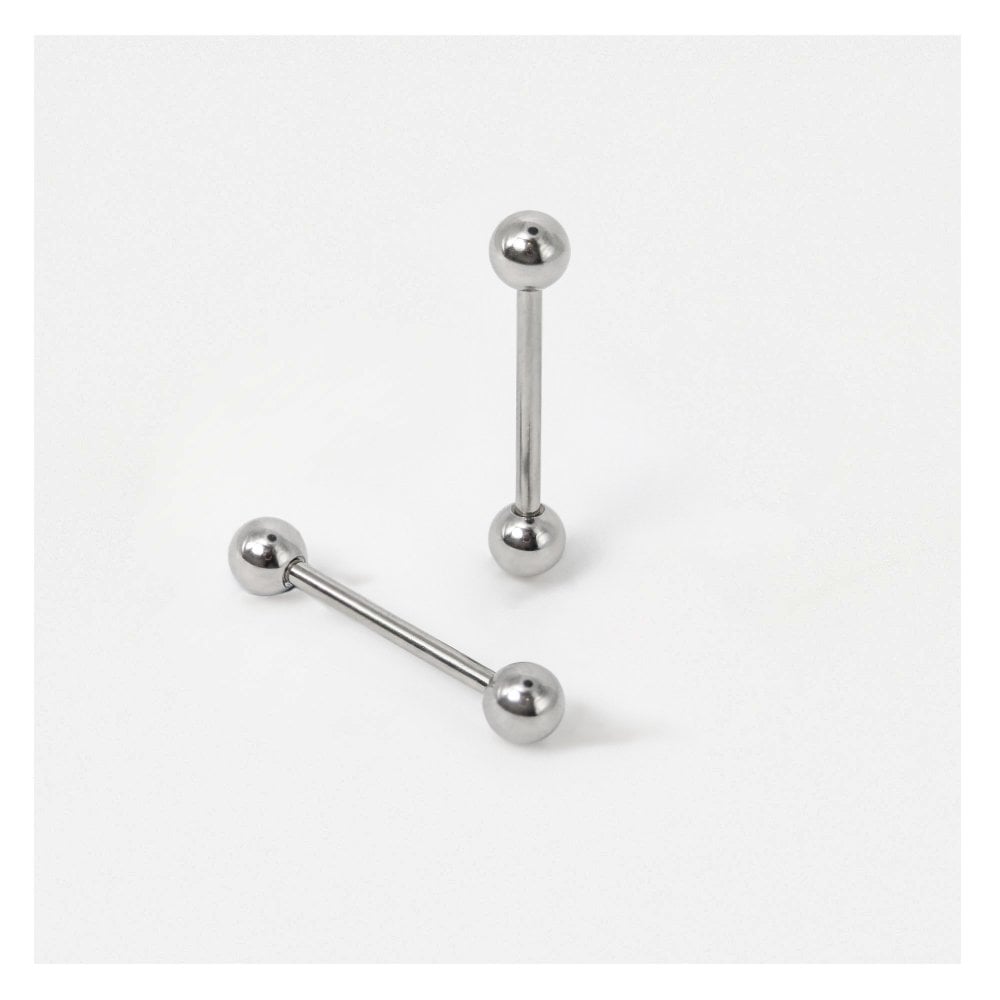 Steel Straight Barbell - 1mm, 1.2mm & 1.6mm