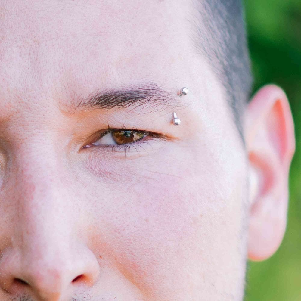 Titanium Curved Barbell - 1.2mm