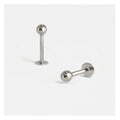 Titanium Labret with Plain Ball - 1.2mm & 1.6mm